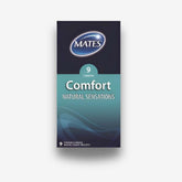 Mates Comfort 9-Pack Natural Sensations Condoms