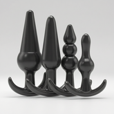 Traina 4 Piece Men's Butt Plug Experimental Set | Raeven CORE