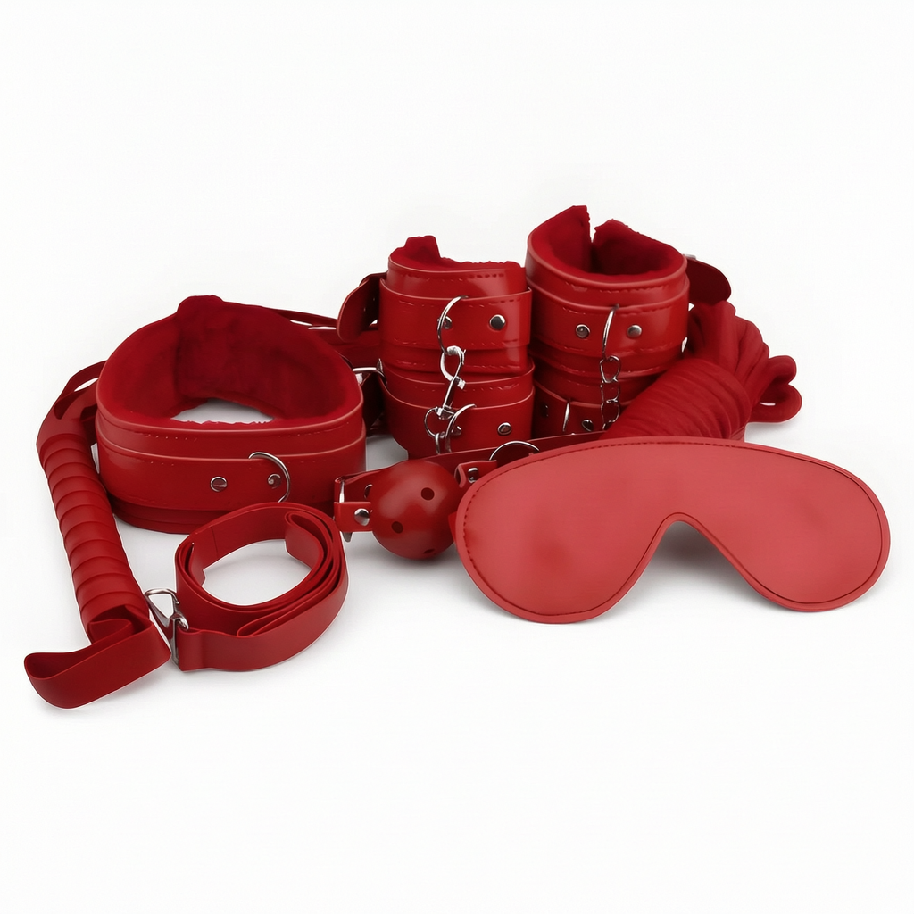 Valkyr 8 Piece Bondage Essentials Complete Starter Kit