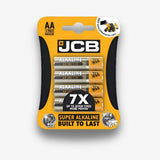 4-Pack JCB Super Alkaline AA Batteries