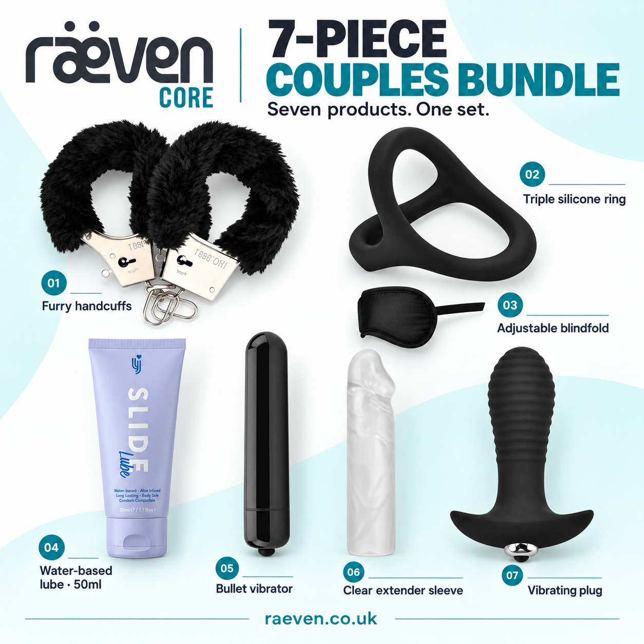 7-Piece Couples' Sex Toy Bundle