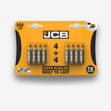 8-Pack JCB Super Alkaline AAA Batteries