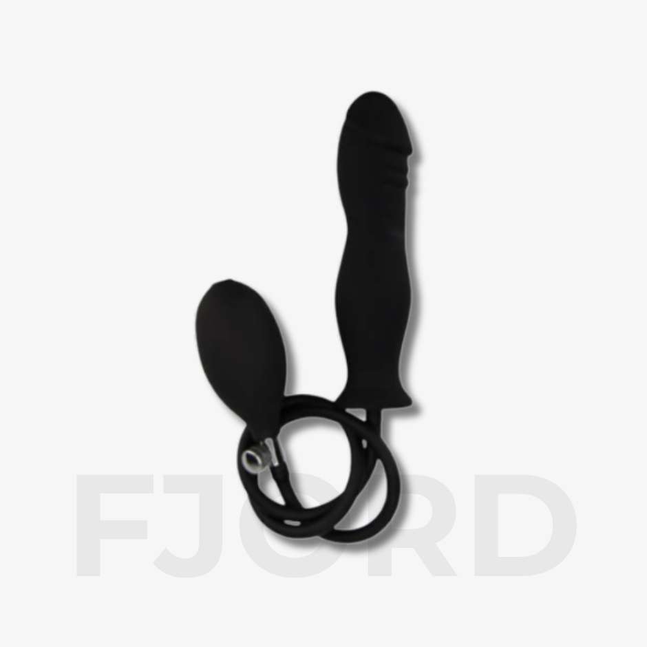 Silicone Pump-Inflatable Anal Dildo