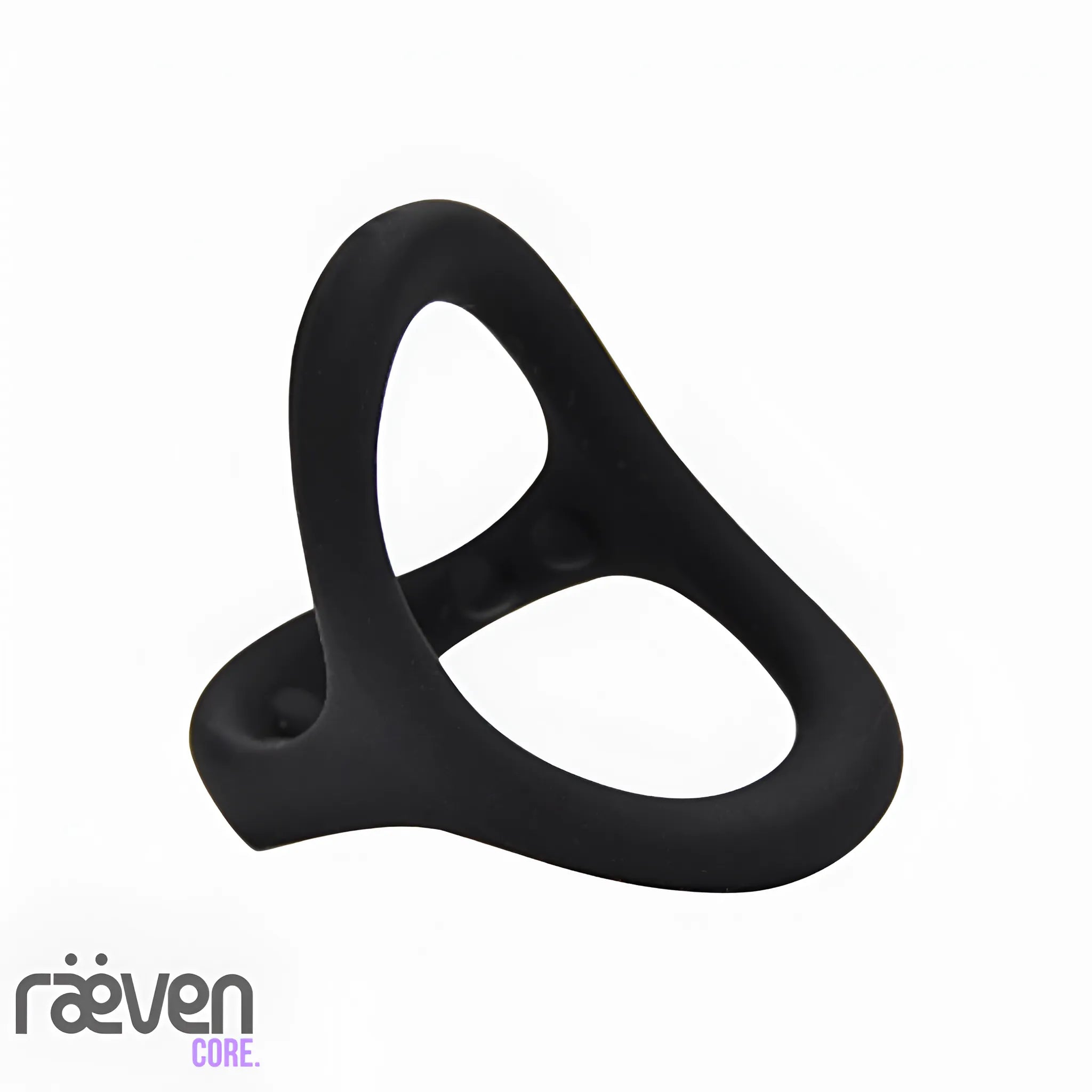 Asgard Stretchy Silicone Triple Cock Ring — detail view