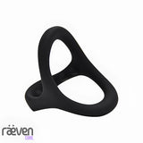 Asgard Stretchy Silicone Triple Cock Ring — detail view