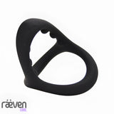Asgard Stretchy Silicone Triple Cock Ring — side view
