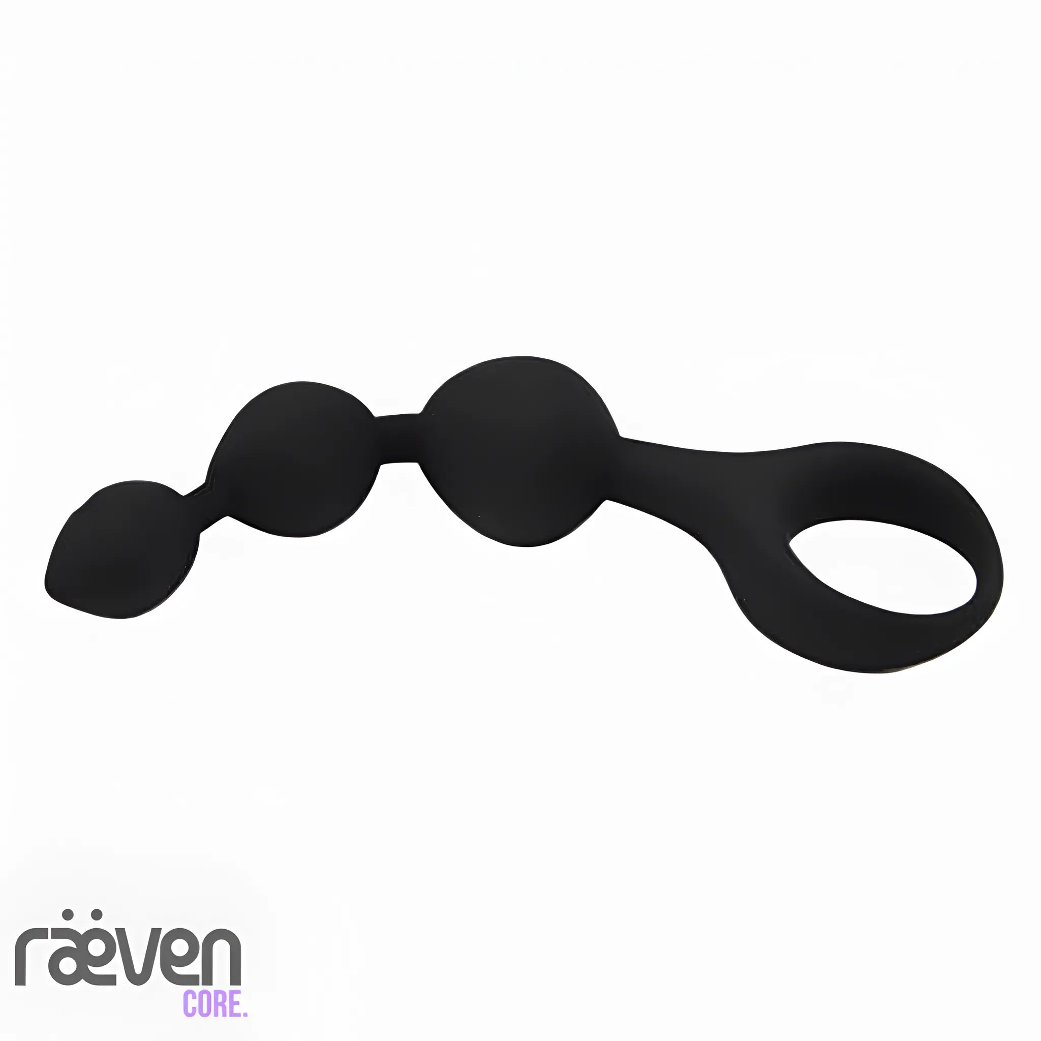 Arktis Triple Ripple Anal Beads — side view