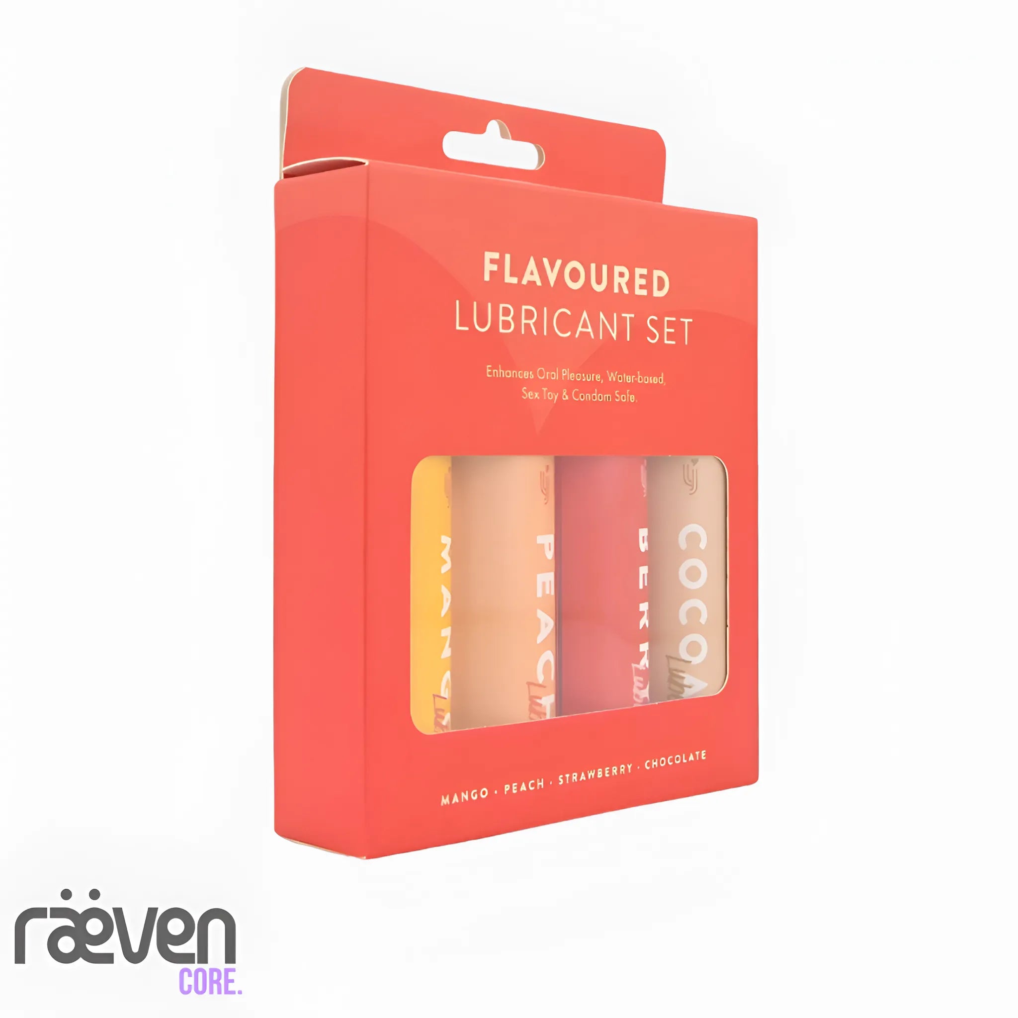 Taesti 4 Piece Flavoured Lube Bundle Set — in use