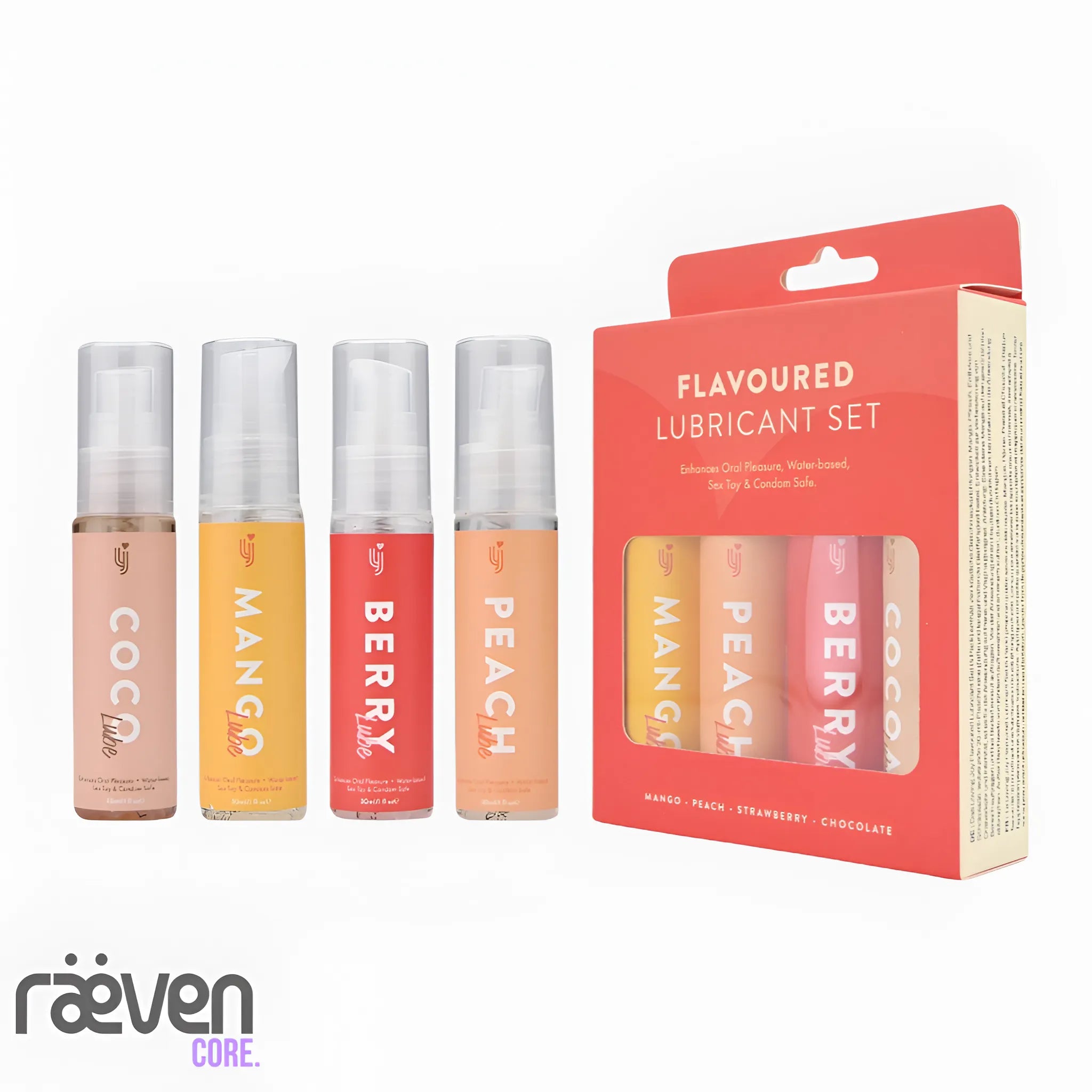 Taesti 4 Piece Flavoured Lube Bundle Set — packaging