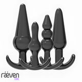 Traina 4 Piece Men's Butt Plug Experimental Set — back view