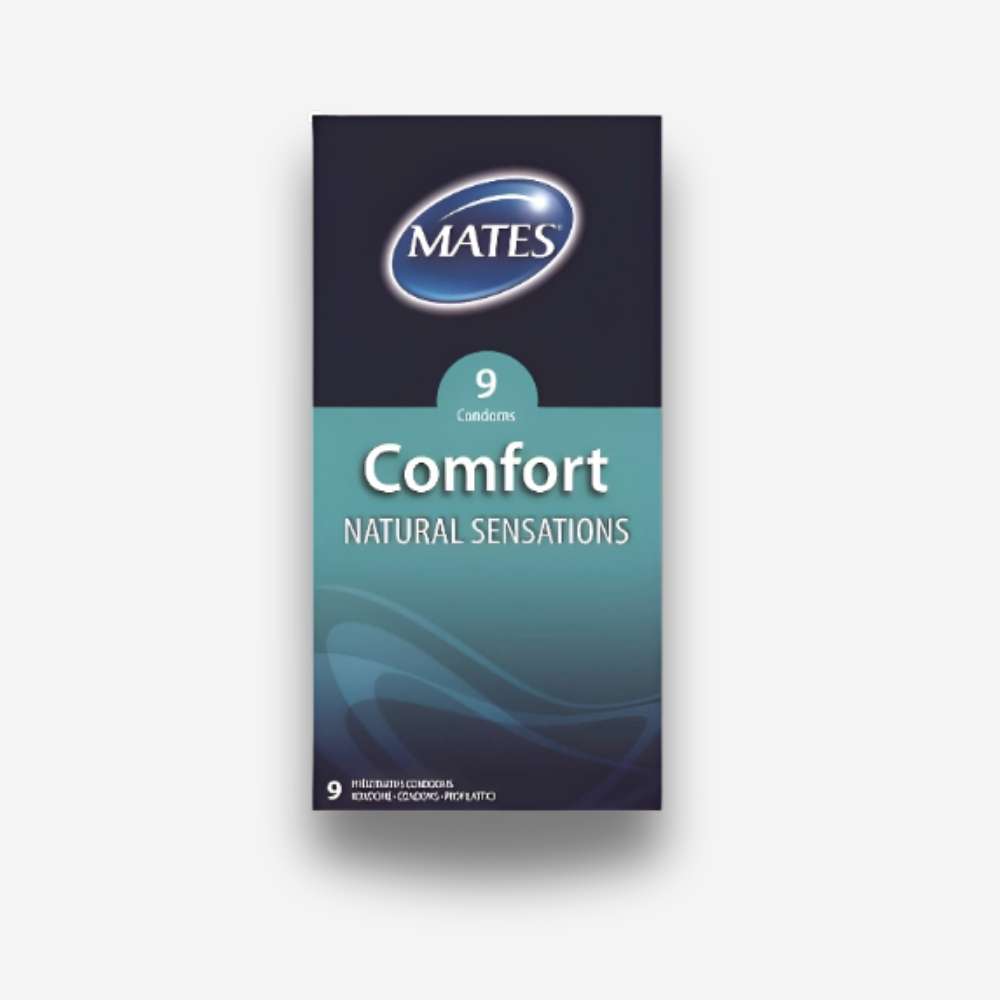 Mates Comfort 9-Pack Natural Sensations Condoms