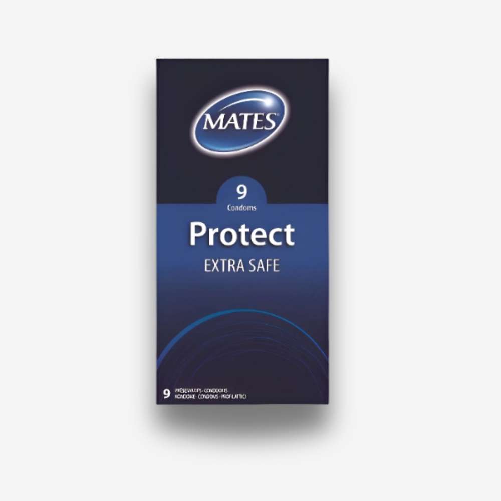 Mates Protect 9-Pack Extra Safe Condoms