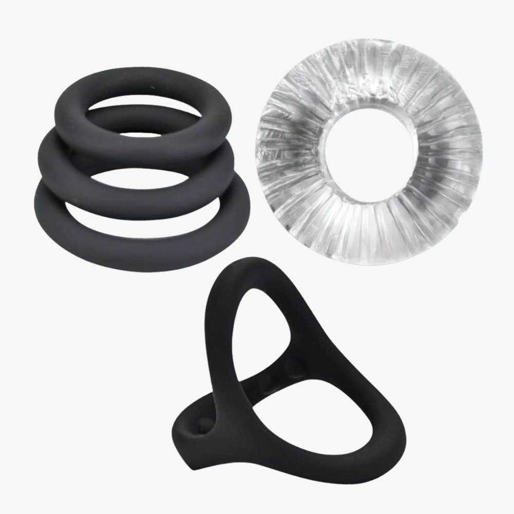 Multi Size Cock Ring Experimental Starter Bundle