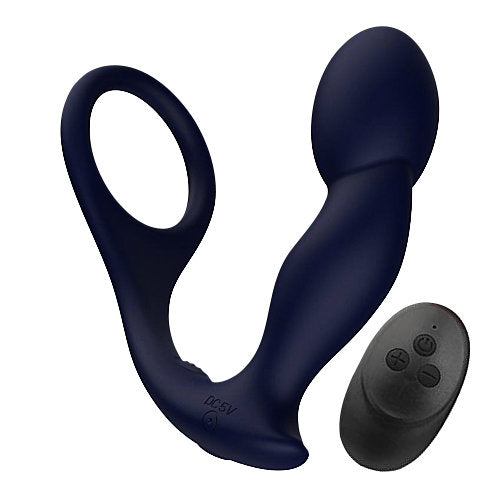 Malm Remote Controlled Prostate Massager with Cock Ring