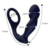 Malm Remote Controlled Prostate Massager with Cock Ring
