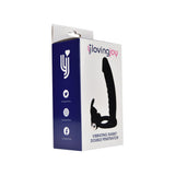 Vibrating Double Fun Cock Ring and Strap-On For Two