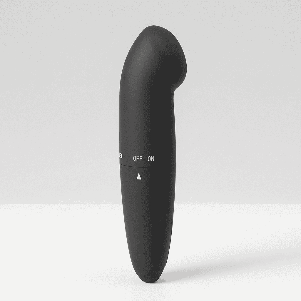 Berg Mini G-Spot and Penis Head Vibrator - Black - Main Photo