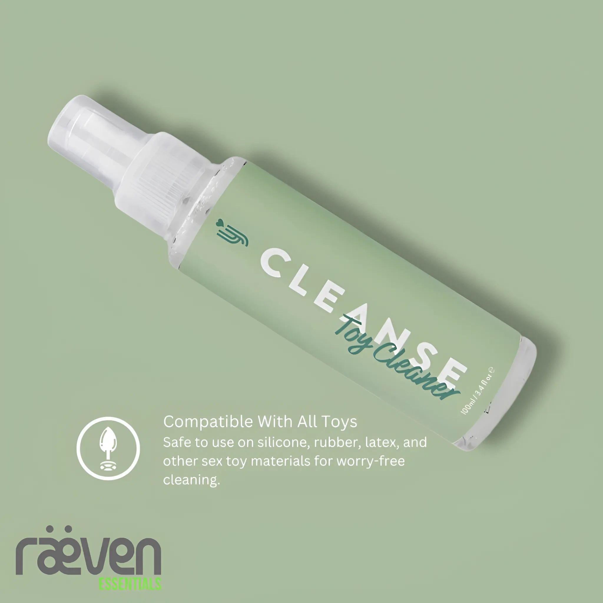 Cleanse Essential Toy Cleaner 250ml - in use
