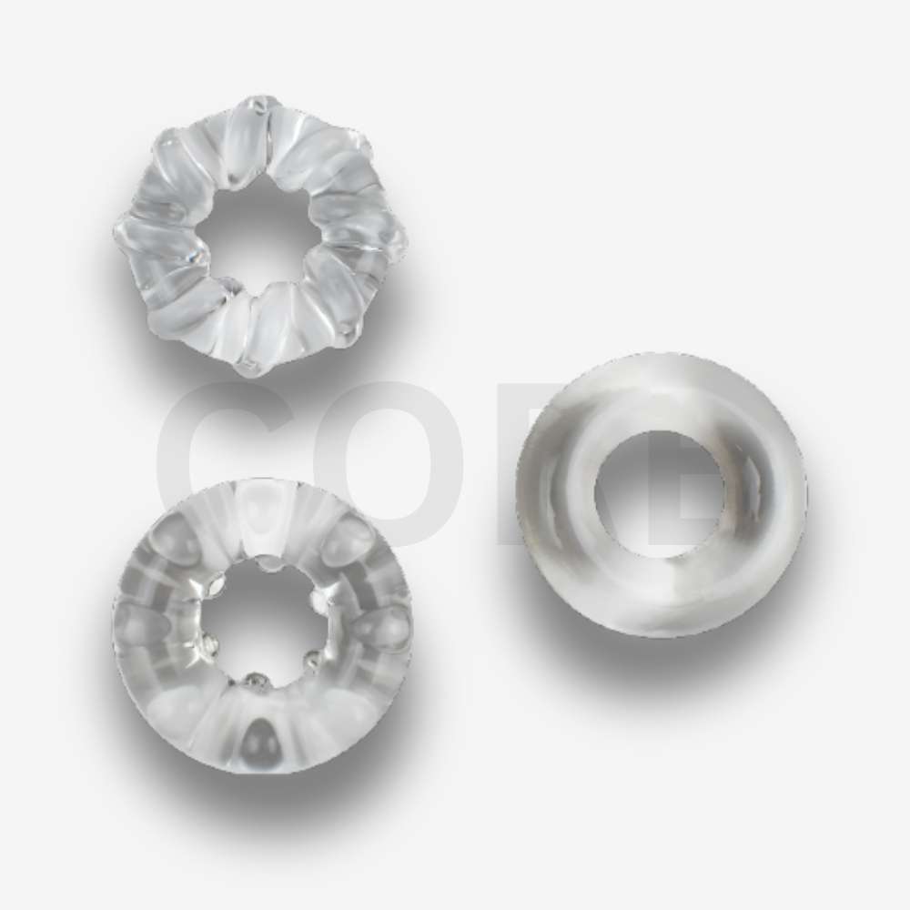 Hardda Enhancement Cock Ring Variety Pack Set — alternate view