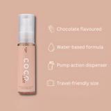 Cocoa Chocolate Flavoured Lube 30ml — in use