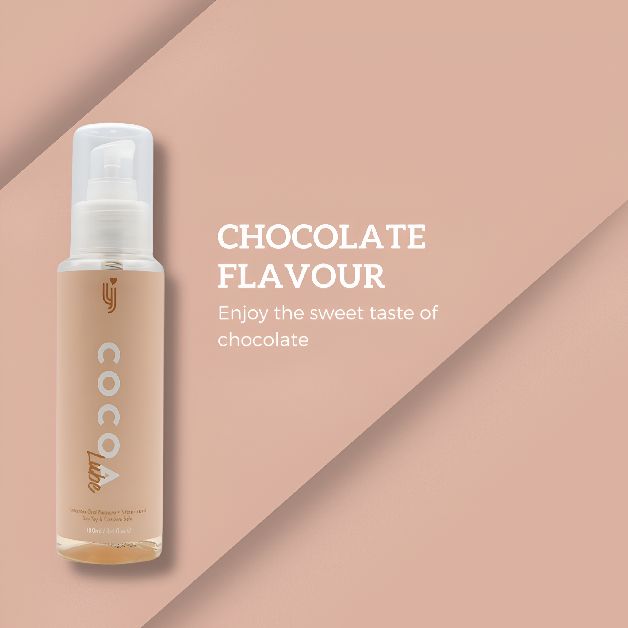 Cocoa Chocolate Flavoured Lube 100ml — side view