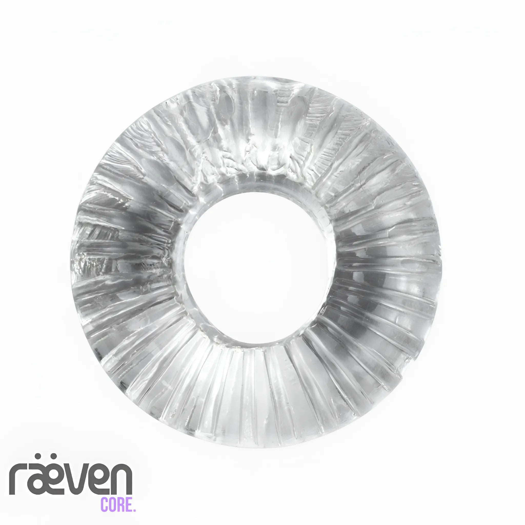 Puro Clear Stretchy Cock Ring — detail view