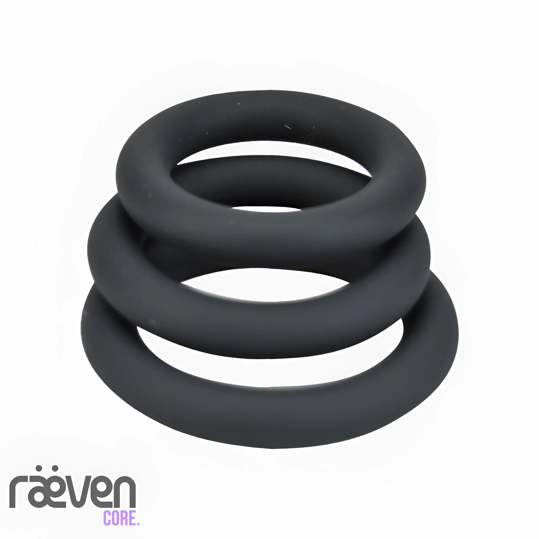 Ironn 3 Pack Multi-Size Silicone Thick Cock Rings — detail view