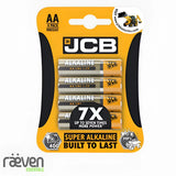 4-Pack JCB Super Alkaline AA Batteries — detail view