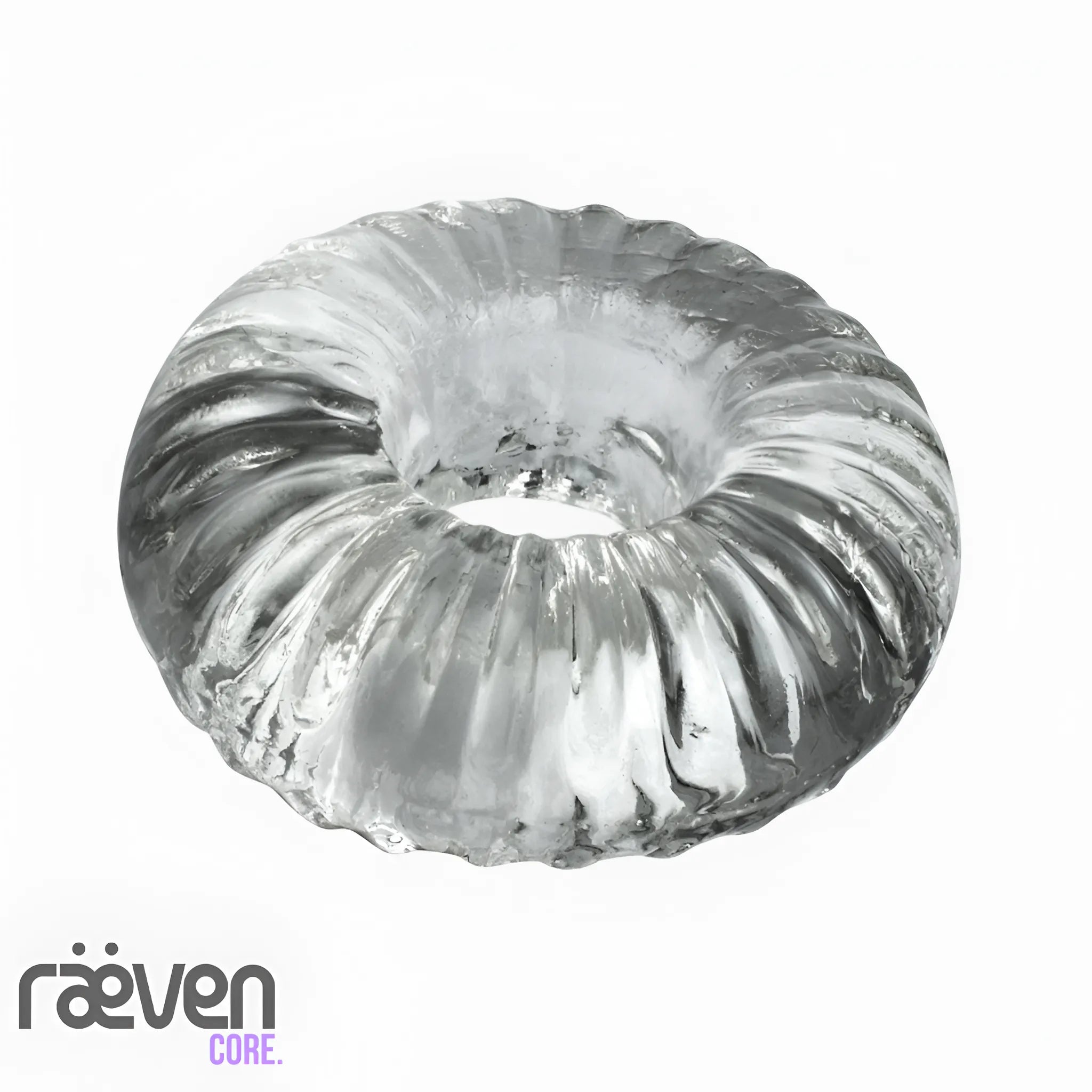 Puro Clear Stretchy Cock Ring — side view
