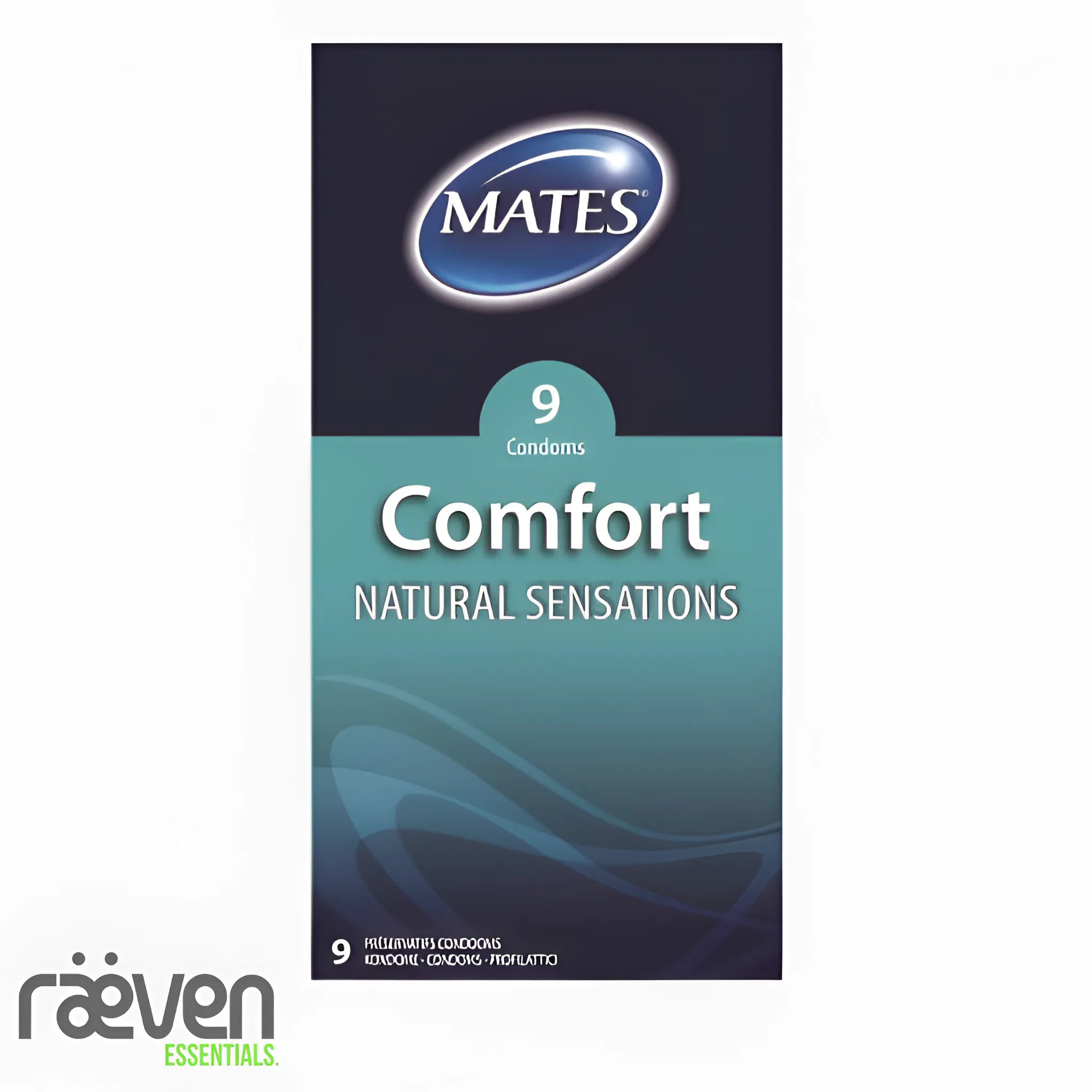 Mates Comfort 9-Pack Natural Sensations Condoms — detail view