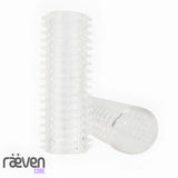 Runa Clear Textured Compact Male Masturbator Stroker — side view