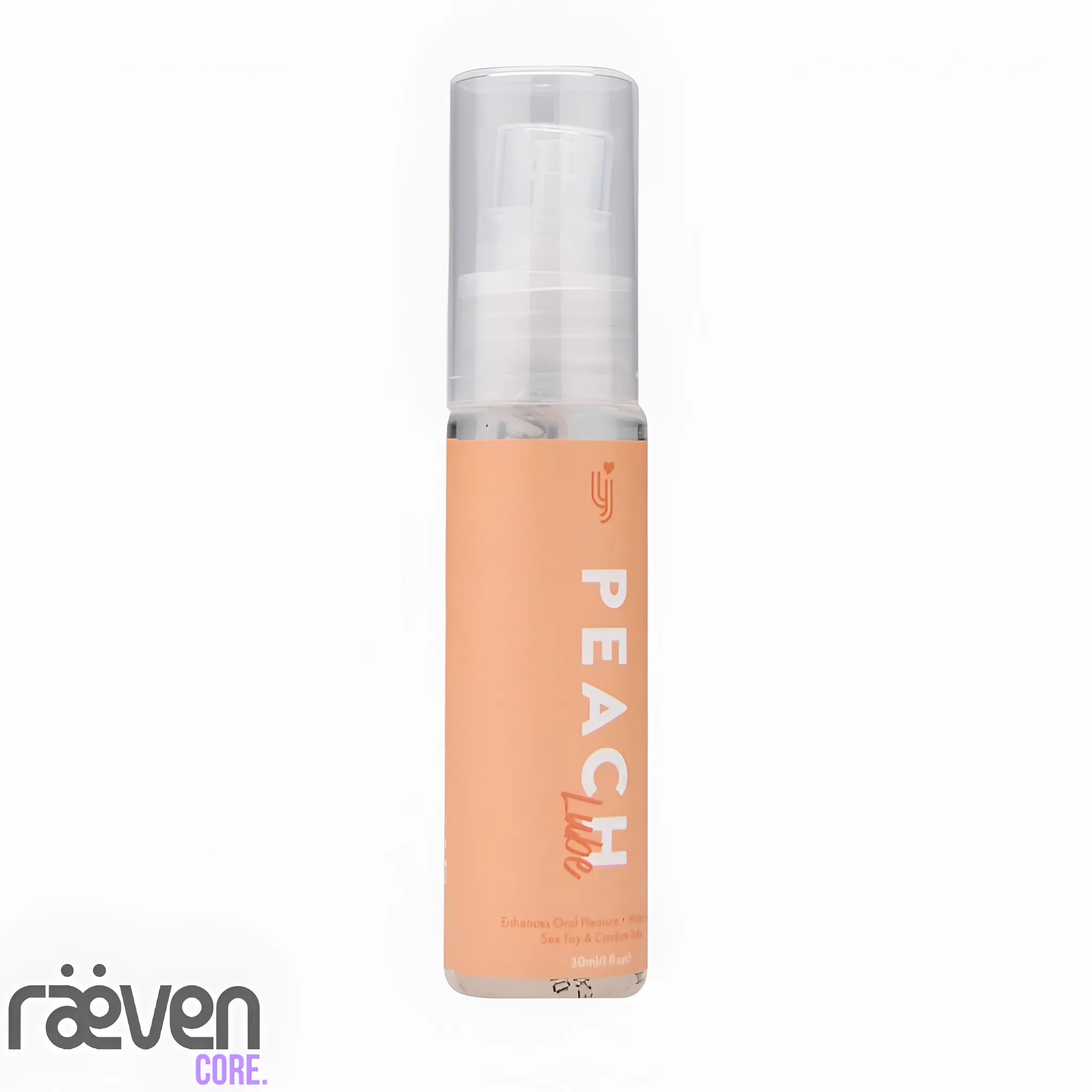 Peach Flavoured Lube 30ml — back view