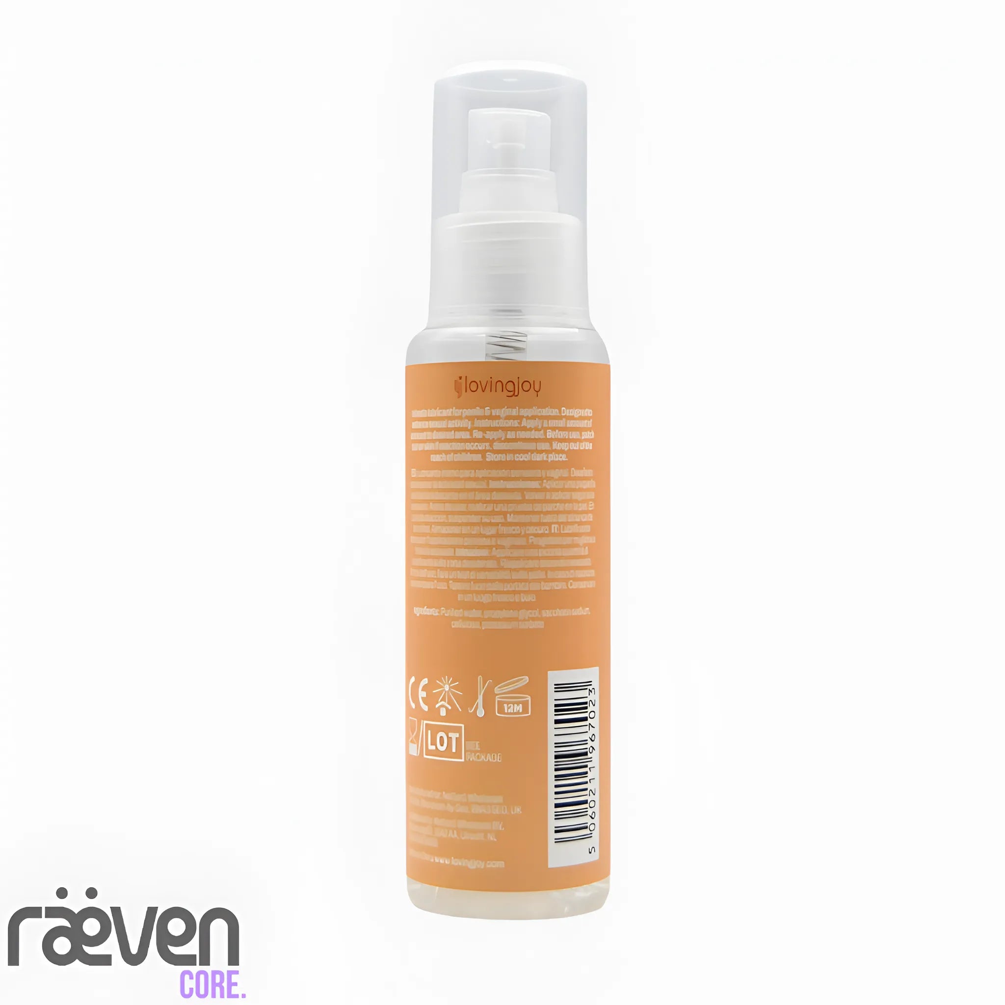 Peach Flavoured Lube 100ml — top view