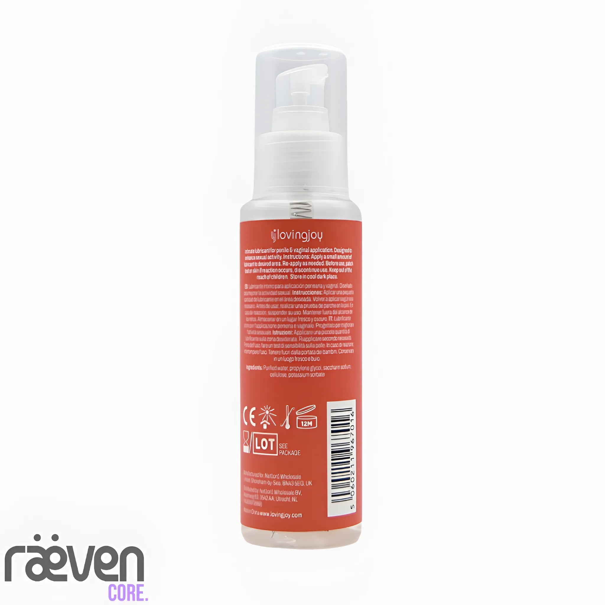 Berry Strawberry Flavoured Lube 100ml — top view