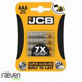 4-Pack JCB Super Alkaline AAA Batteries — detail view