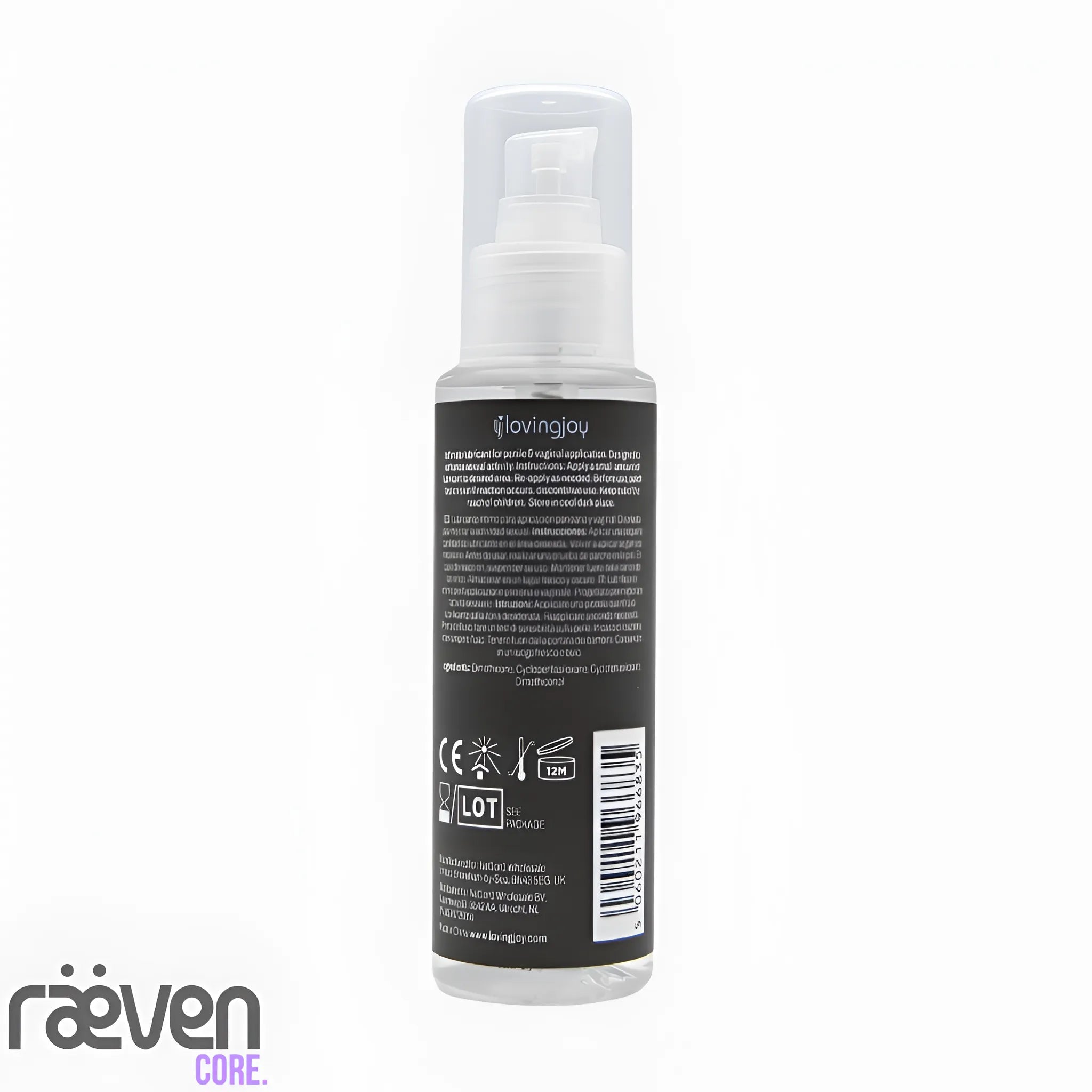 Luxury Silicone-Based Long-Lasting Lube 100ml | Raeven FJORD — in use