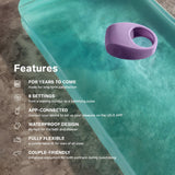 LELO Tor 3 Cock Ring - App Controlled Vibrating Cock Ring — close-up