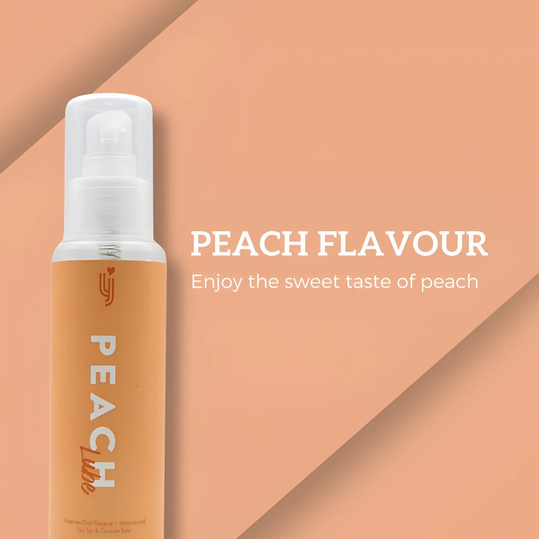 Peach Flavoured Lube 100ml — side view