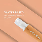 Peach Flavoured Lube 30ml — packaging