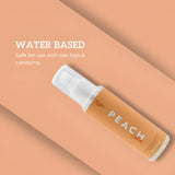Peach Flavoured Lube 100ml — packaging