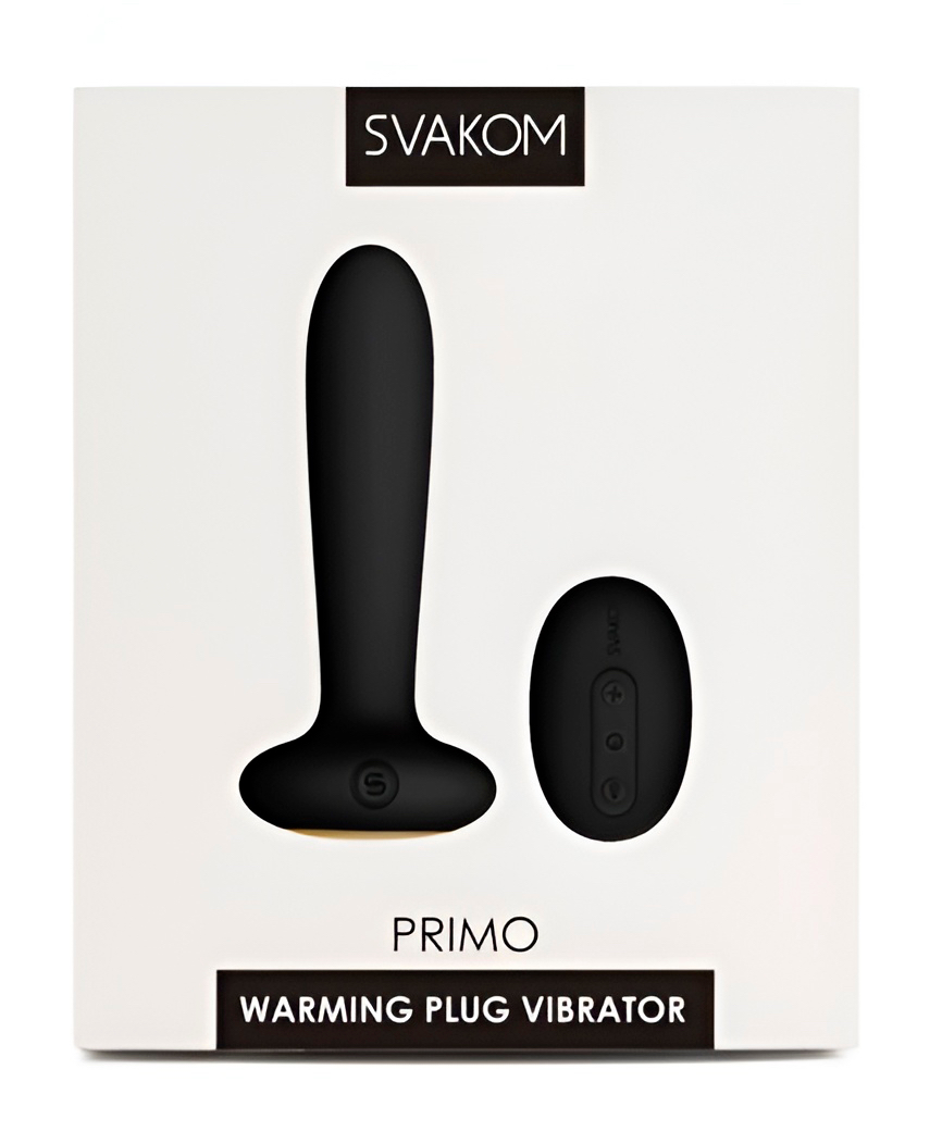 Svakom Primo Remote Control Warming Butt Plug - Packaging Photo