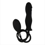 Silicone Pump-Inflatable Anal Dildo